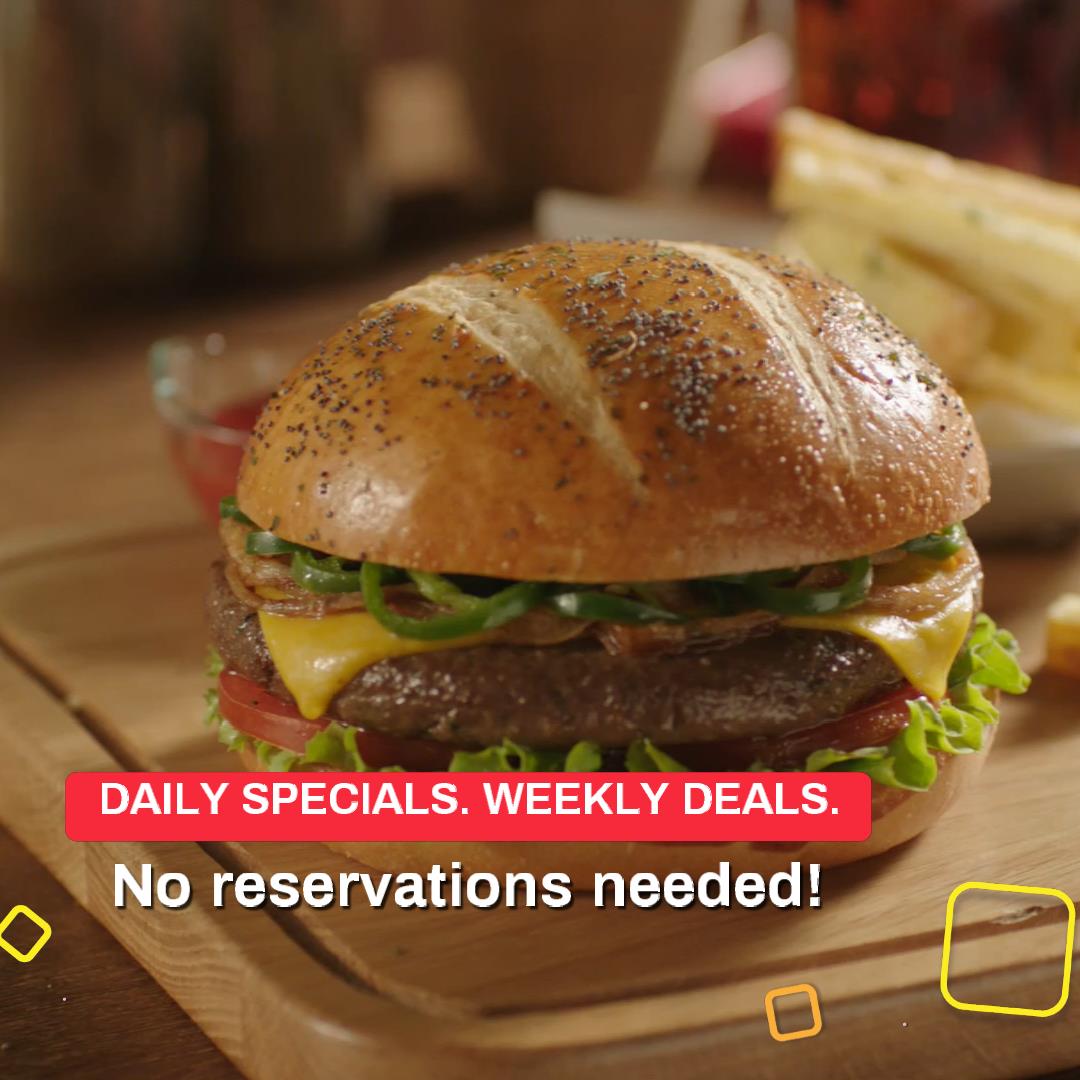 Hamburger on a plate